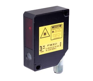PT663021, Laser sensor,analog,teach 20,4x65x50, 12-28V DC,Sn30-130,linie,M12plug8p, IPF ELECTRONIC