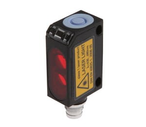 PT98A606, Czujnik laserowy,dyfuzyjny 12x35,8x20/teach, 10-30VDC,100mA,no/nc,Sn20-60T,M8wtyczka 4p, IPF ELECTRONIC