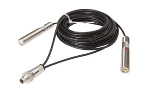 PYSI0215, Czujnik laserowy, bariera,analog M12x1/76lg,Kl1, podłączenie do wzmacniacza ,Bl4x1/4m kabel,M9-wtyczka 7polig, IPF ELECTRONIC