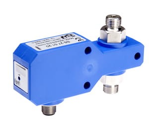 SS270120, Czujnik przepływu, włączany w linię 27x67x112, G1/4, 24VDC, 200mA/0, 015-1l/min, M12 wtyczka, IPF ELECTRONIC