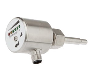 SS420120, Flow sensor,40rdx114,M18x1,5/47long, 24V DC,400mA,M12-plug,V4A, IPF ELECTRONIC
