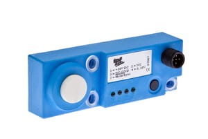 UT36002E, Czujnik ultradźwiękowy 36x101x32, 5/teach, 15-30V DC, 0-10V, Sn:200-2000, M12-wtyczka 5-pin, IPF ELECTRONIC