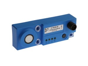 UT36002F, Czujnik ultradźwiękowy 36x101x32, 5/teach, 15-30V DC, 4-20mA, Sn:80-1600, M12-wtyczka 5-pin, IPF ELECTRONIC