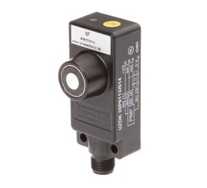 UT98C827, Czujnik ultradźwiękowy,ta Wtyczka 65x30x31, 12-30V DC,200mA,2xpnp,no,Sn:30-250,M12-Wtyczka, IPF ELECTRONIC