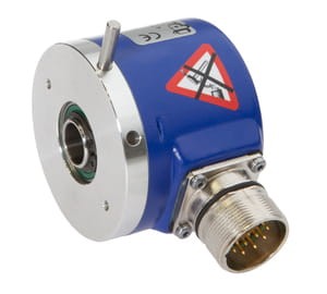 VD58A764, Enkoder 58rd,51lg,wydrążony wał 12mm 50imp, 4,75-30V DC,20mA,wtyczka 12pol,promieniowy, IPF ELECTRONIC