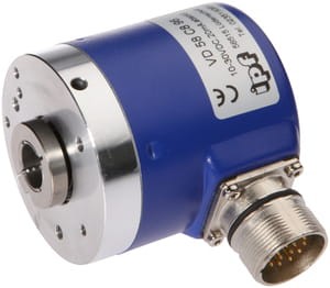 VD58C896, Enkoder,absolut,równoległy 58rd,67lg,hohlwał 12, 10-30VDC,360GrayExcess76,M23-St promieniowy, IPF ELECTRONIC