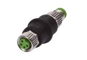 VK000039, cfromle socket,connection piece M8/M8, M8-socket 4pins,M8-plug 3pins, IPF ELECTRONIC