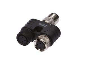 VK000046, rodzielacz 2 gniazda,M8, 2xM8-gniazdo3p,1xM8-wtyczka4p, IPF ELECTRONIC