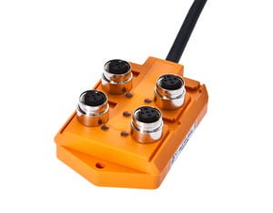 VK001001, rodzielacz 4pol,4 gniazda,M12, 5m kabel, IPF ELECTRONIC