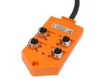 VK001018, cabled,distibutor 5polig,4 slots,M12, 10m cable, IPF ELECTRONIC