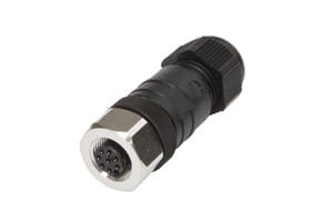 VK00382D, cfromle socket M12,cfromle 4-8round, straight,screw,8pins,VA,SW19, IPF ELECTRONIC