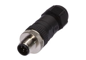 VK003C29, cfromle plug M12,cfromle 4-8round, straight,screw,5pins, IPF ELECTRONIC