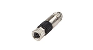 VK003S74, cfromle socket M8,short,cfromle 2,5-5,1round, straight,quick connection 3pins, IPF ELECTRONIC