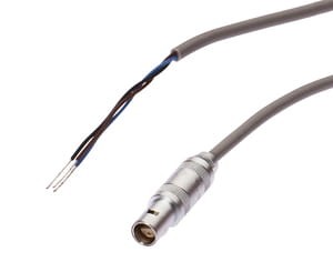 VK2000L4, cfromle socket 2m/3x0,14mm²,lemo-mini, straight,Silikon,3 wires, IPF ELECTRONIC