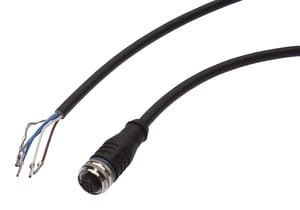 VK205625, cfromle socket 2m,5x0,34mm²/M12, straight,from shielded,PUR,5 wires, IPF ELECTRONIC