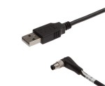VK207U40, socket,connection cable 2m,PUR plug gewinkelt, M5x0,5/USB-plug,Software