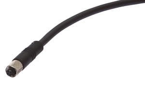 VK500365, cfromle socket 5m,4x0,14mm²,M5, straight,PUR,4 wires, IPF ELECTRONIC