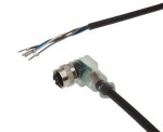 VK500821, gniazdo 5m,5x0,34mm²,M12, kątowe,PUR,pnp,3LED,5 przewodów, IPF ELECTRONIC