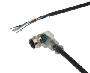 VK500821, cfromle socket 5m,5x0,34mm²,M12, angulated,PUR,pnp,3LED,5 wires, IPF ELECTRONIC