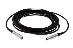 VK500F44, cabled,verl.cable 5m, to ES73 Plug/socket straight LEMO 5pol.