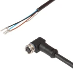 VK505071, cfromle socket 5m,3x0,34mm²/M8, angulated,from shielded,PUR,3 wires, IPF ELECTRONIC