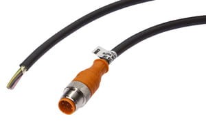 VK50C509, cfromle plug 5m,8x0,25mm²,M12, straight,PUR,8-pins, IPF ELECTRONIC