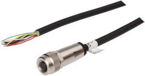 VK50C922, cfromle socket 5m,Binder, straight,8 wires, IPF ELECTRONIC
