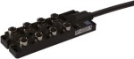 VK98C814, cabled,distibutor 5polig,8 slots,M12, 5m cable, IPF ELECTRONIC