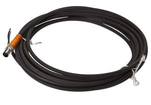 VK991366, cfromle plug 5m,3x0,34mm²,M8, straight,PUR,3-pins, IPF ELECTRONIC