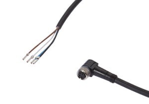 VKA00371, cfromle socket 10m,4x0,34mm²,M8, angulated,PUR,4 wires, IPF ELECTRONIC