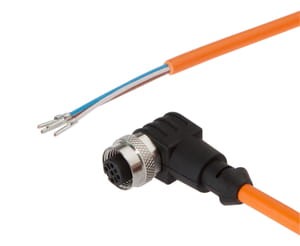 VKA0R321, cfromle socket 10m,4x0,34mm²,robotic,M12, angulated,PUR,4 wires, IPF ELECTRONIC