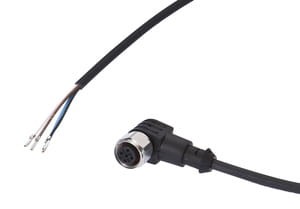 VKAEC665, cfromle socket 15m,4x0,34mm²/M12, angulated,PUR,VA,IP69k,4 wires, IPF ELECTRONIC