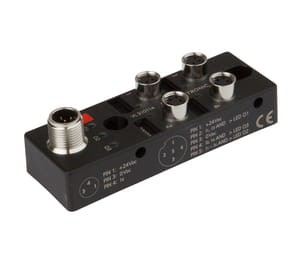 VL310114, Moduł logiczny,dystybutor and,2x2subject,M8, 10-30V DC,200mA,M12- Wtyczka 5polig, IPF ELECTRONIC