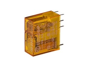 VR104112, relay 230VAC,8A 2changer, PCB relay,grid 5mm,AgNi, IPF ELECTRONIC