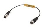 VY030224, reversing stage sensor pnp, no/nc, 10-35V DC,150mA,M12-socket,M12-plug, IPF ELECTRONIC