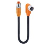 RSTS 8-RKWTS 8-391/10 M, M12 kabel konfekcjonowany aktuator/sensor, obustronnie zakończony, M12 męskie proste M12 żeńskie kątowe, 8-polowe, złącze kątowe gwintowane i formowanym kablem, ekranowanie 360° połączone z śrubą radełkowaną, Lumberg Automation
