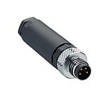 RSMCK 4, M8 złącza do samokonfekcjonowania, złącze męskie, 4 polowy gwintowane, montaż z skręcanymi terminalami, Lumberg Automation