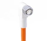 WRKMWV 3-520/2 M, M8 Pico actuator/sensor cord set, single-ended, right-angle M8 female connector and molded cable, hexagon screw in stainless steel, 3 poles Ã¢â‚¬â€œ especially designed for use in wash down applications., Lumberg Automation