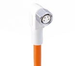 WRKMWV 3-520/10 M, M8 Pico actuator/sensor cord set, single-ended, right-angle M8 female connector and molded cable, hexagon screw in stainless steel, 3 poles Ã¢â‚¬â€œ especially designed for use in wash down applications., Lumberg Automation