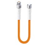 WRSMV 3-WRKMV 3-520/5 M, M8 actuator/sensor cord set, double ended, straight M8 male to M8 female connector and molded cable, hexagon screw in stainless steel, 3 poles., Lumberg Automation