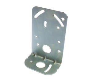 AP000040, Mounting angle bracket, 118x48x75mm, Angle, Steel, 8x borehole, 4x oblong hole