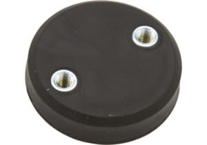 AY000162, accessories, Magnet, Ø43mm, Neodymium-iron-boron,  inner thread M5, Rubber, IPF Electronic