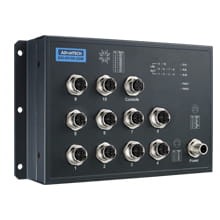 EKI-9510G-2GML-AE, EN50155, M12 8-port GigabitEthernet + 2G, Zarządzalny Switch, 24~48VDC, Advantech