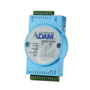 ADAM-6050-D1 12DI/6DO IoT Modbus/SNMP/MQTT Ethernet Remote I/O