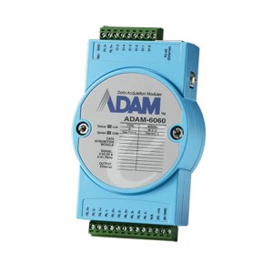 ADAM-6060-D 6Relay/6DI IoT Modbus/SNMP/MQTT Ethernet Remote I/O