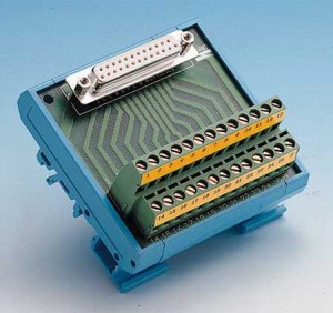 ADAM-3925-AE DB-25 Wiring Terminal, DIN-rail Mount