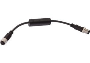 Accessories, ultrasonic, cable, 0.3m, M12 Female  (socket) 5pin Straight, M12 Male