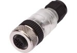 Cable socket, Straight, Suitable for self-assembly Screw connection, Ø3-6.5mm, 4A, 30V
