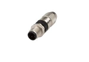 Cable connector, Straight, Suitable for self-assem bly, Quick connection, Ø4-5.1mm, 4A, 32V