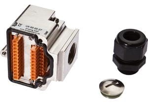 Coupler, Angular, Suitable for self-assembly,  Screw connection, M20 x 1.5, Ø10-14mm, 2A